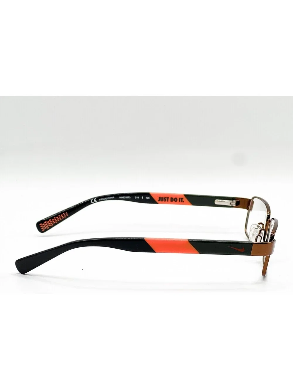 Nike 5573 218 Orange Brown Authentic Eyeglasses 45-16-125
